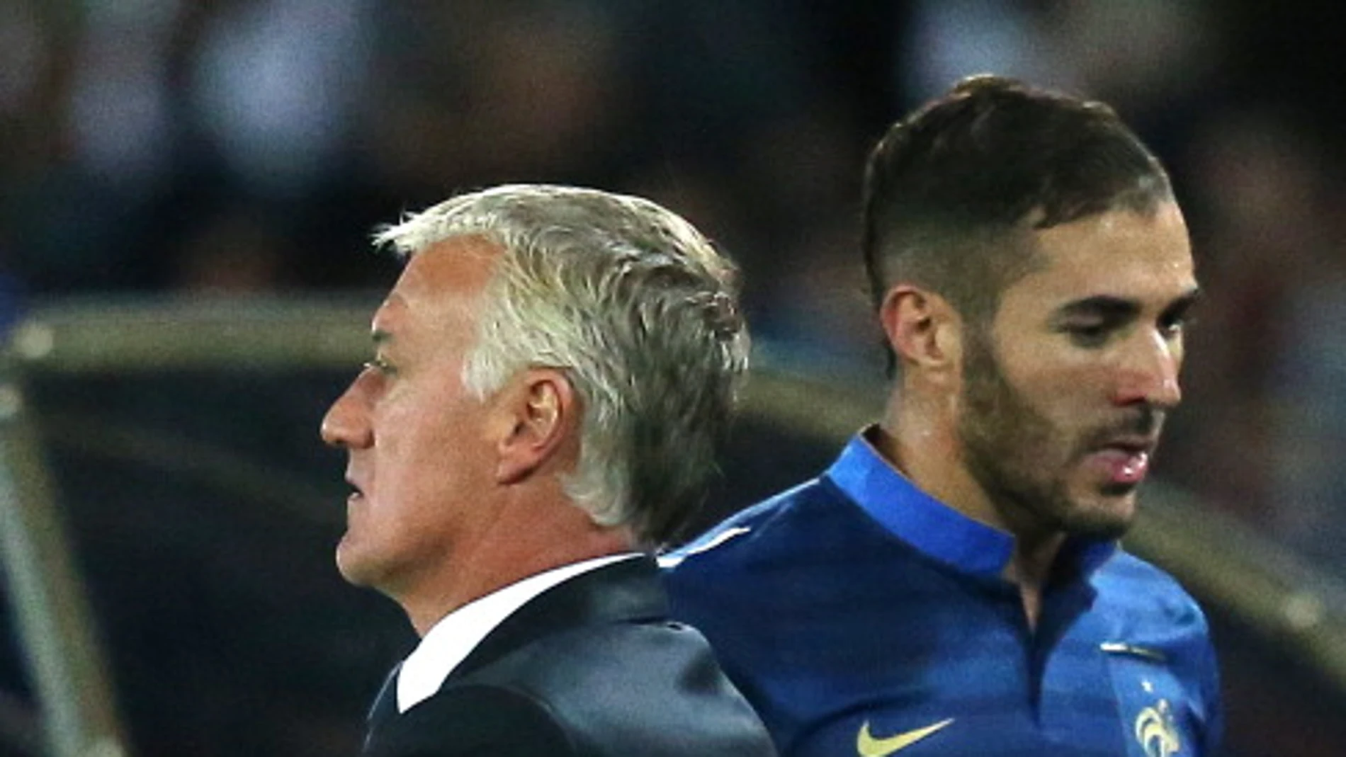 Deschamps y Benzema Deschamps y Benzema