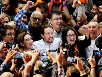 Cierre de campaña de Podemos en Valencia