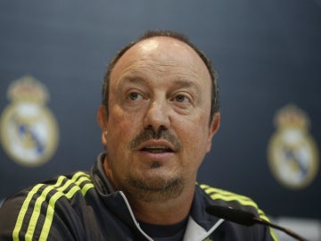 Benítez, en rueda de prensa