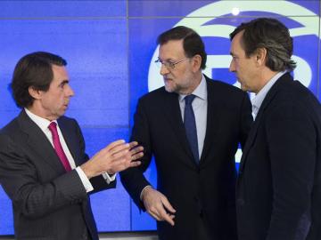 Mariano Rajoy y José María Aznar