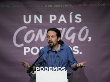 Pablo Iglesias analiza el panorama político tras las eleccione