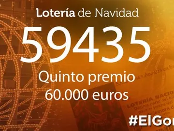 El quinto quinto premio del Sorteo Extraordinario del Sorteo de Navidad El quinto quinto premio del Sorteo Extraordinario del Sorteo de Navidad