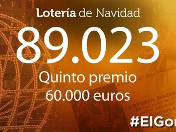 El 89.023, octavo quinto premio El 89.023, octavo quinto premio