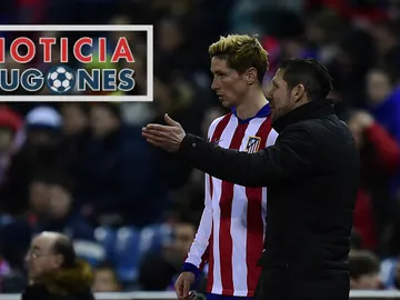 Simeone y Fernando Torres Simeone y Fernando Torres