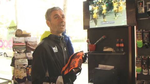 Martin Fiz, durante la entrevista