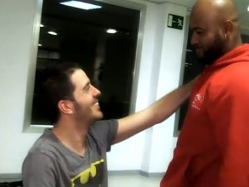 Alberto Aláiz se reencuentra con Elinson Alberto Aláiz se reencuentra con Elinson