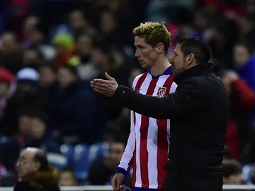 Simeone y Fernando Torres Simeone y Fernando Torres