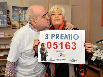 El punto de venta de lotería situado en un estanco de Albacete El punto de venta de lotería situado en un estanco de Albacete