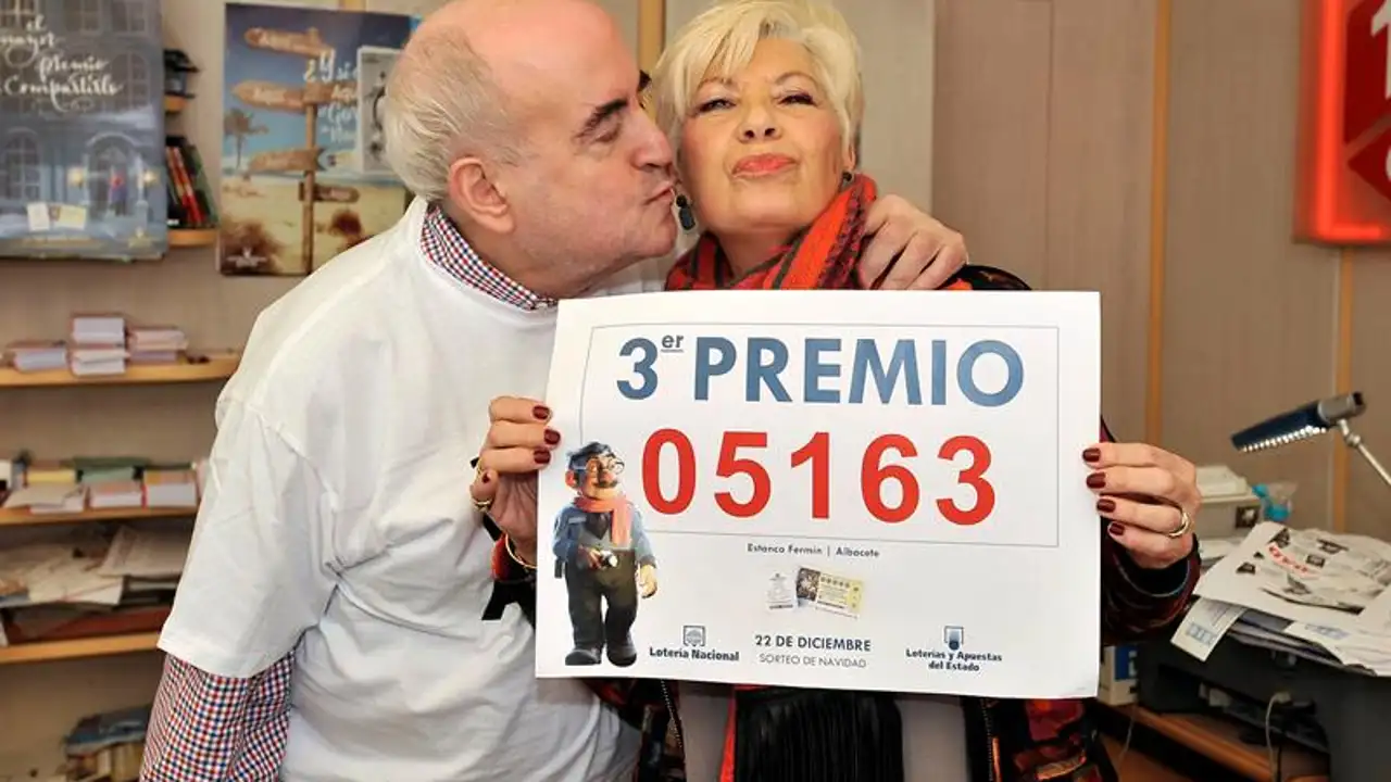 El número 05.163, tercer premio del sorteo de Navidad