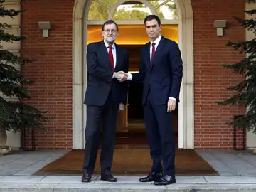 Reunión de Rajoy y Sánchez en Moncloa Reunión de Rajoy y Sánchez en Moncloa