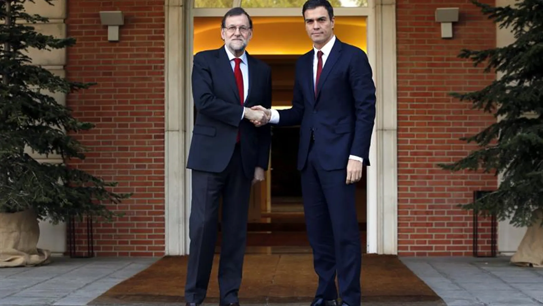 Reunión de Rajoy y Sánchez en Moncloa