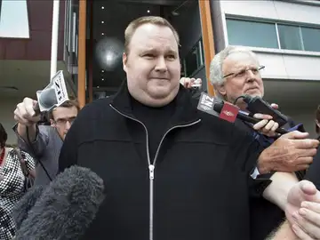 El fundador del clausurado portal Megaupload, Kim Dotcom El fundador del clausurado portal Megaupload, Kim Dotcom