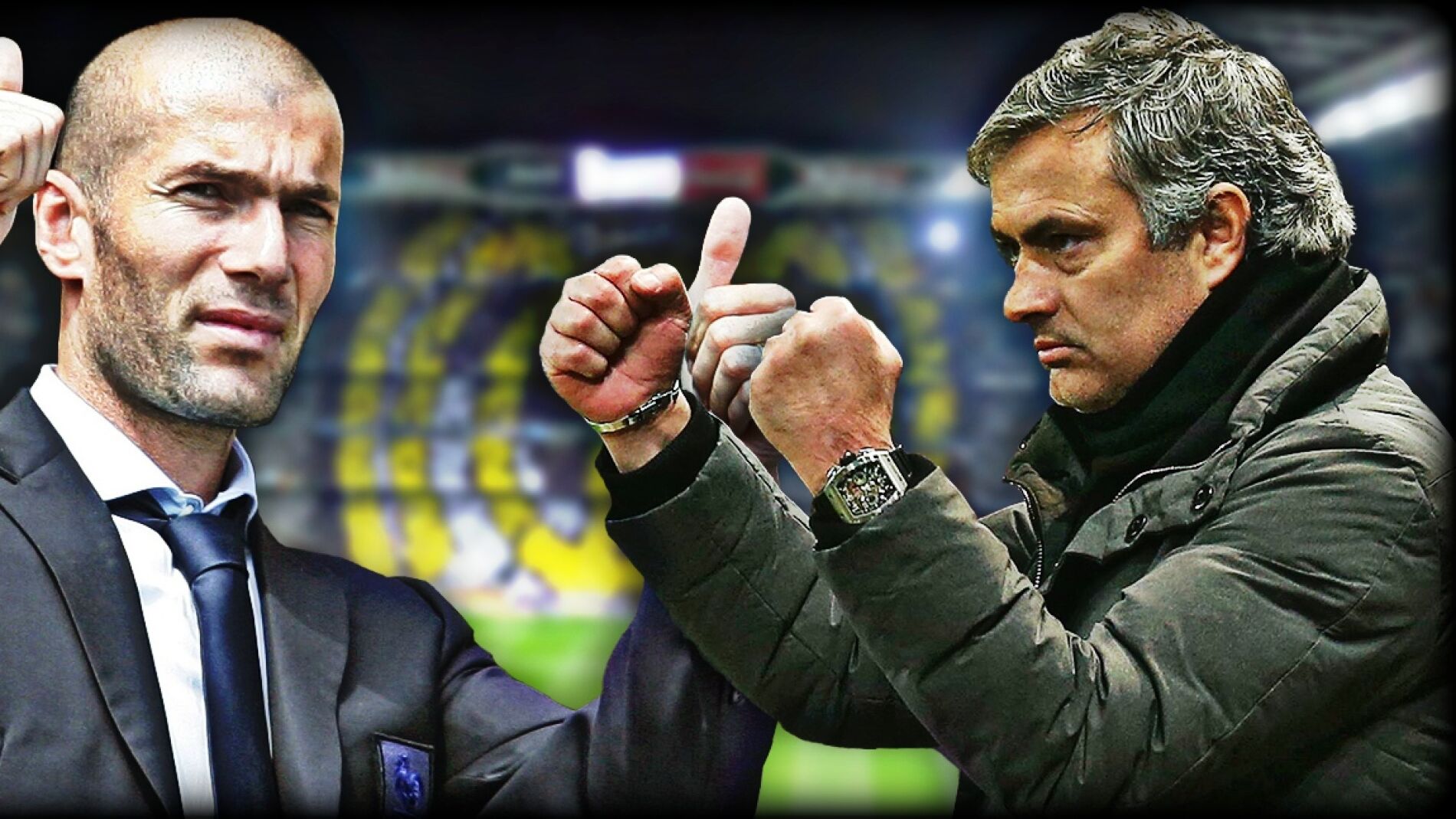 Zidane y Mourinho