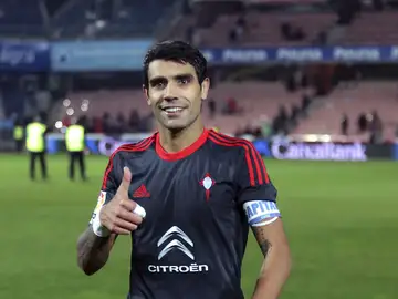 Augusto Fernández, centrocampista del Celta Augusto Fernández, centrocampista del Celta