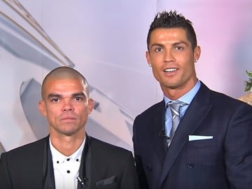 Cristiano y Pepe felicitan la Navidad