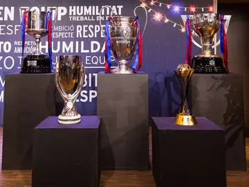 Las cinco Copas logradas por el Barcelona en 2015 Las cinco Copas logradas por el Barcelona en 2015