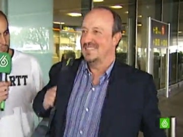 Benítez, a su llegada a Madrid