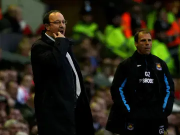 Rafa Benítez, durante un partido contra el West Ham Rafa Benítez, durante un partido contra el West Ham