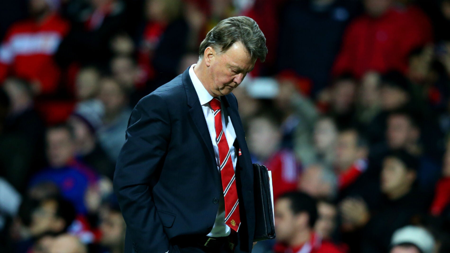 Louis Van Gaal, durante el partido contra el Chelsea