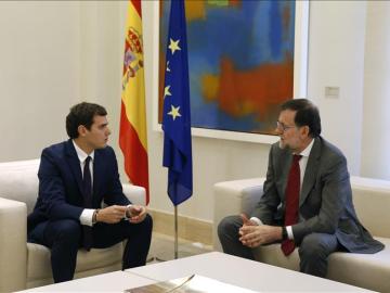 Albert Rivera y Mariano Rajoy