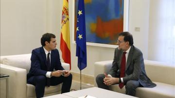 Albert Rivera y Mariano Rajoy