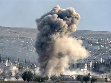 Ataque de las fuerzas de la coalición lideradas por Estados Unidos en Siria