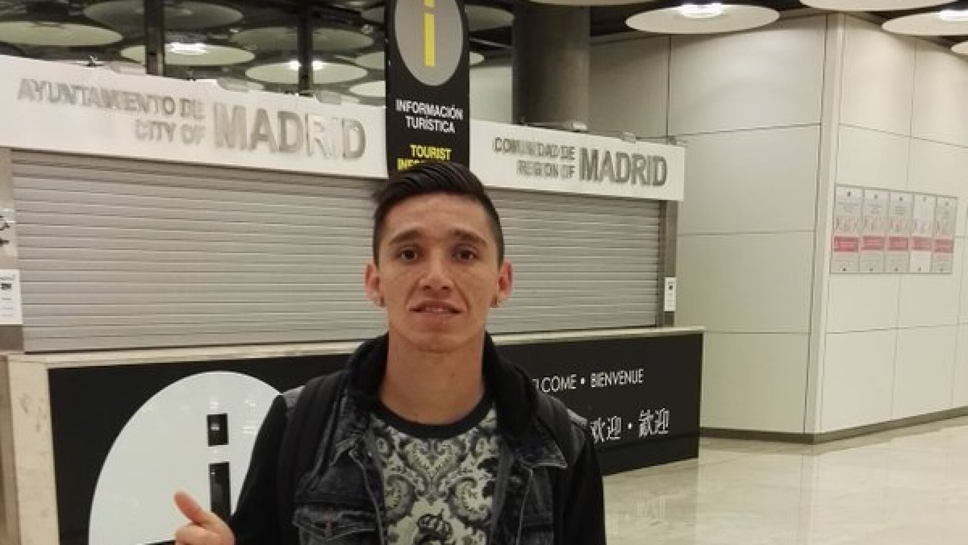 Kranevitter, en el aeropuerto Madrid Barajas - Adolfo Su&aacute;rez