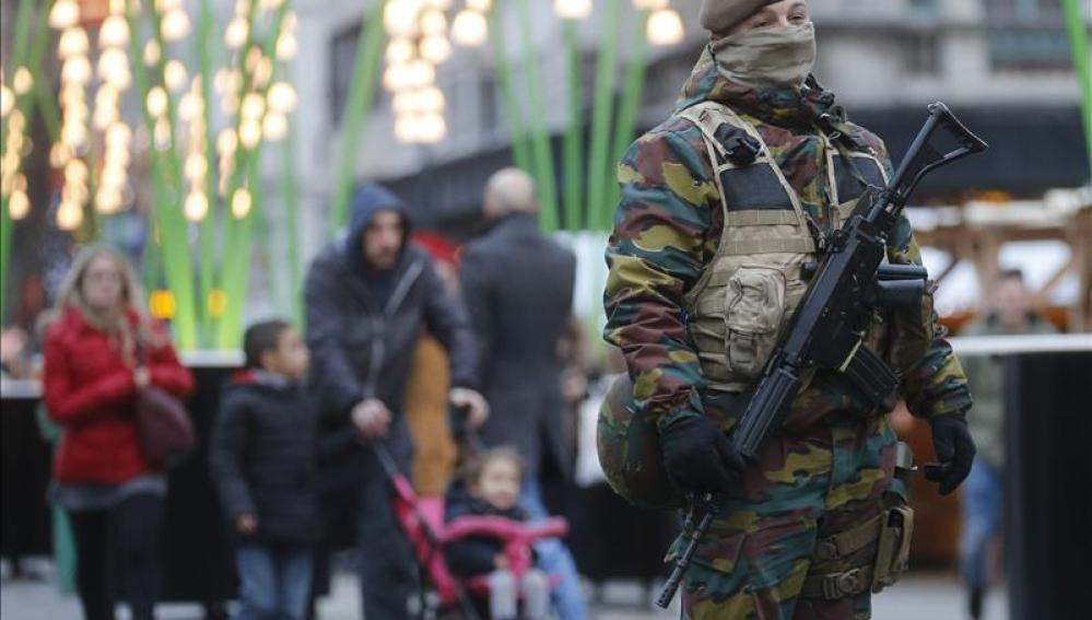 Militar en Bruselas