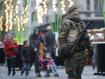 Militar en Bruselas