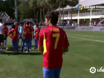 Raul en el partido amistoso de Miami Raul en el partido amistoso de Miami