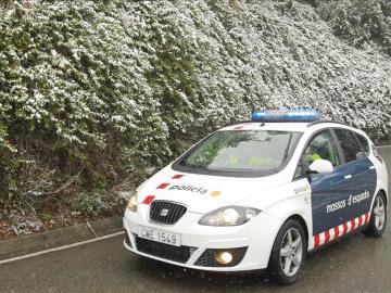 Un coche de los Mossos