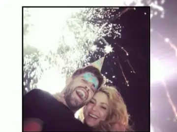 Gerard Piqué y Shakira celebran la entrada en el año 2016 Gerard Piqué y Shakira celebran la entrada en el año 2016