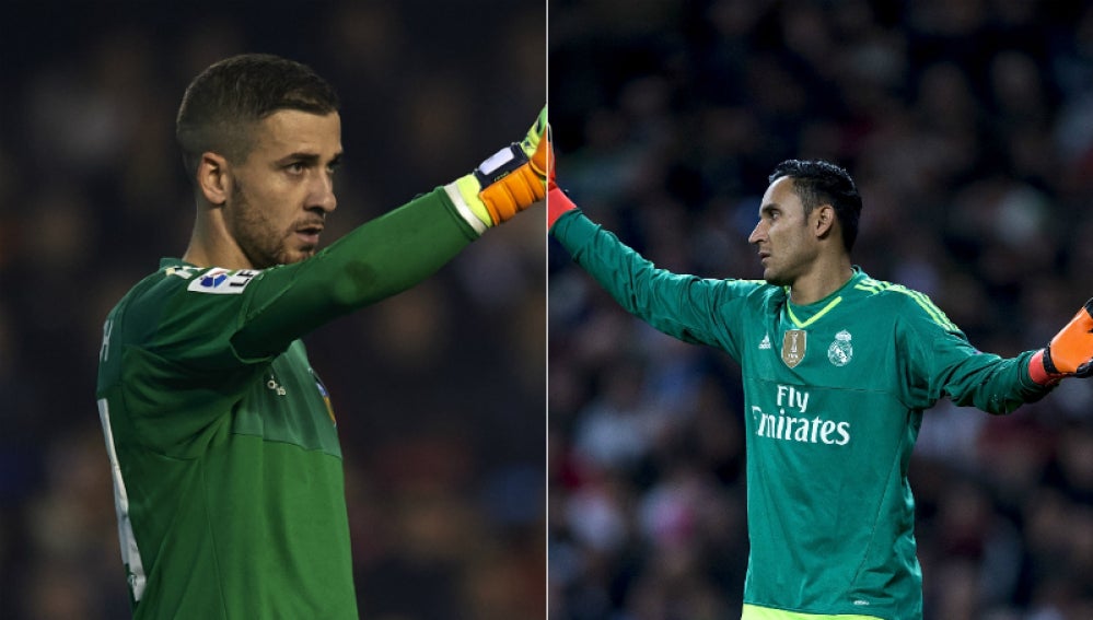 Jaume Domenech y Keylor Navas, enfrentados