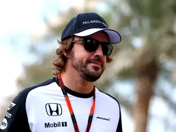 Fernando Alonso, con los colores de McLaren-Honda Fernando Alonso, con los colores de McLaren-Honda