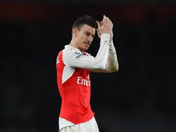 Laurent Koscielny celebra su gol frente al Newcastle Laurent Koscielny celebra su gol frente al Newcastle