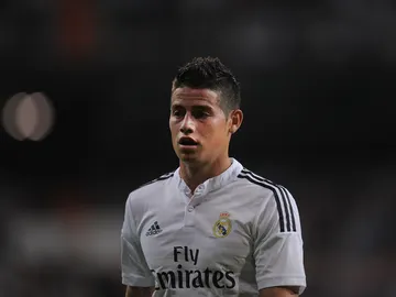 James Rodríguez, durante un partido con el Real Madrid James Rodríguez, durante un partido con el Real Madrid