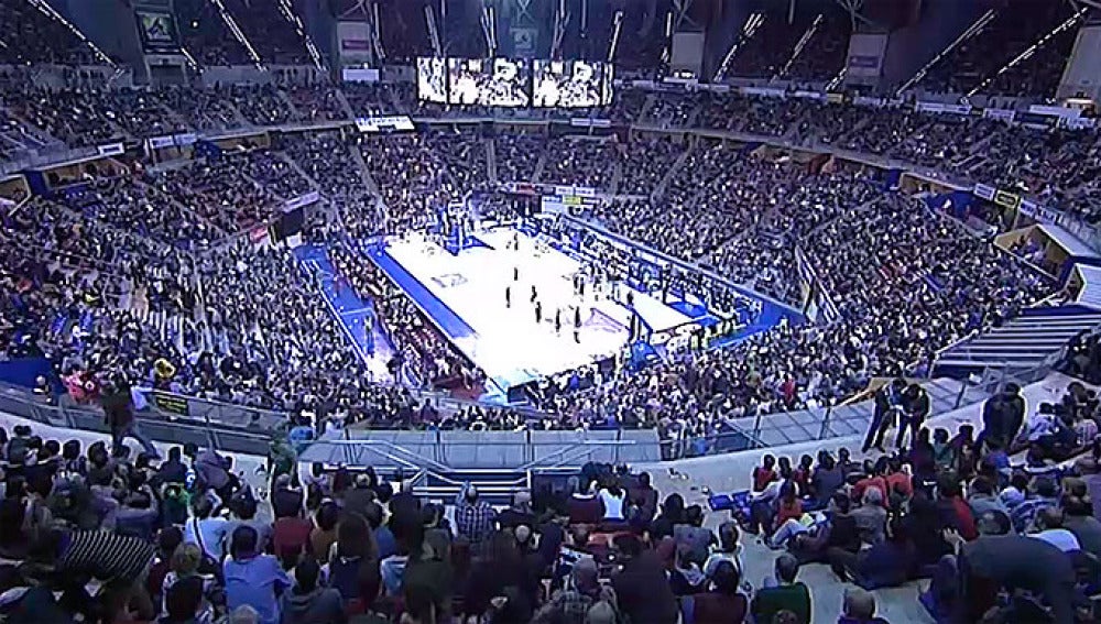 El Fernando Buesa Arena antes del partido