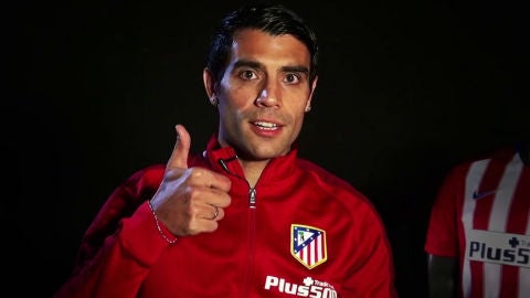 Augusto Fern&aacute;ndez, con el Atl&eacute;tico