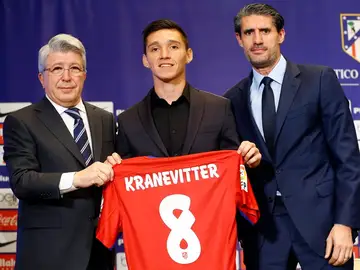 Kranevitter, junto a Cerezo y Caminero Kranevitter, junto a Cerezo y Caminero
