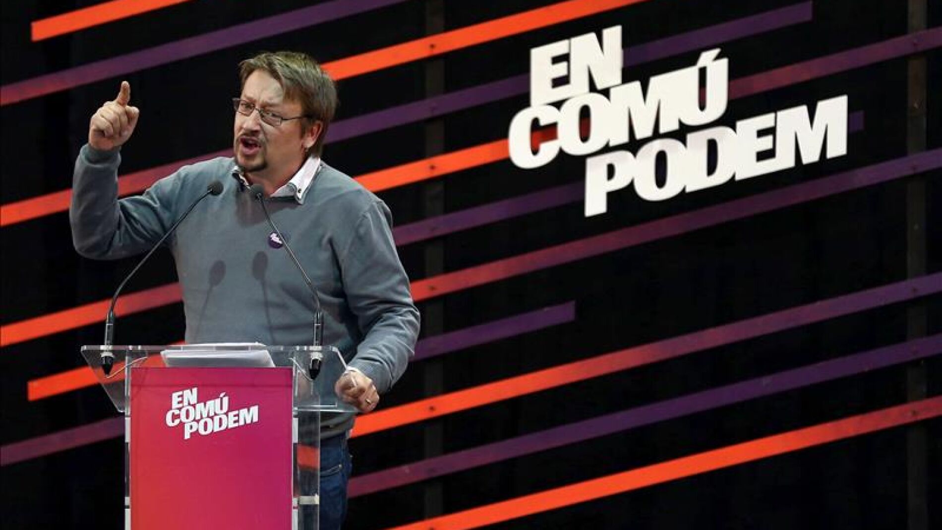 El cabeza de lista de En Com&uacute; Podem