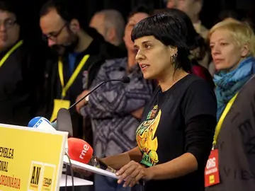 La portavoz parlamentaria de la CUP, Anna Gabriel La portavoz parlamentaria de la CUP, Anna Gabriel