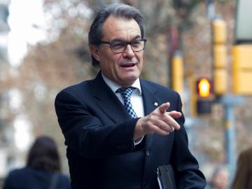 El presidente de CDC y de la Generalitat en funciones, Artur Mas