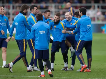 Entrenamiento del Barcelona Entrenamiento del Barcelona