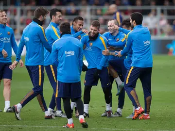 Entrenamiento del Barcelona Entrenamiento del Barcelona