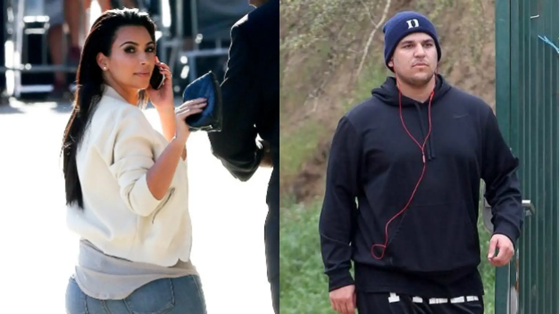 Kim y Rob Kardashian
