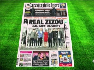 Frame 9.00988 de: Las reacciones de la prensa internacional al despido de Benítez y la llegada de Zidane