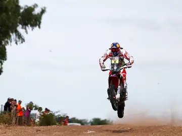 Joan Barreda, durante el prólogo del Dakar Joan Barreda, durante el prólogo del Dakar