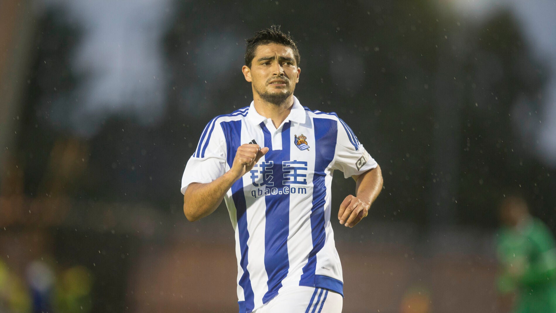 El Chory Castro durante un partido con la Real Sociedad