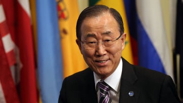 El secretario general de la ONU, Ban Ki-moon