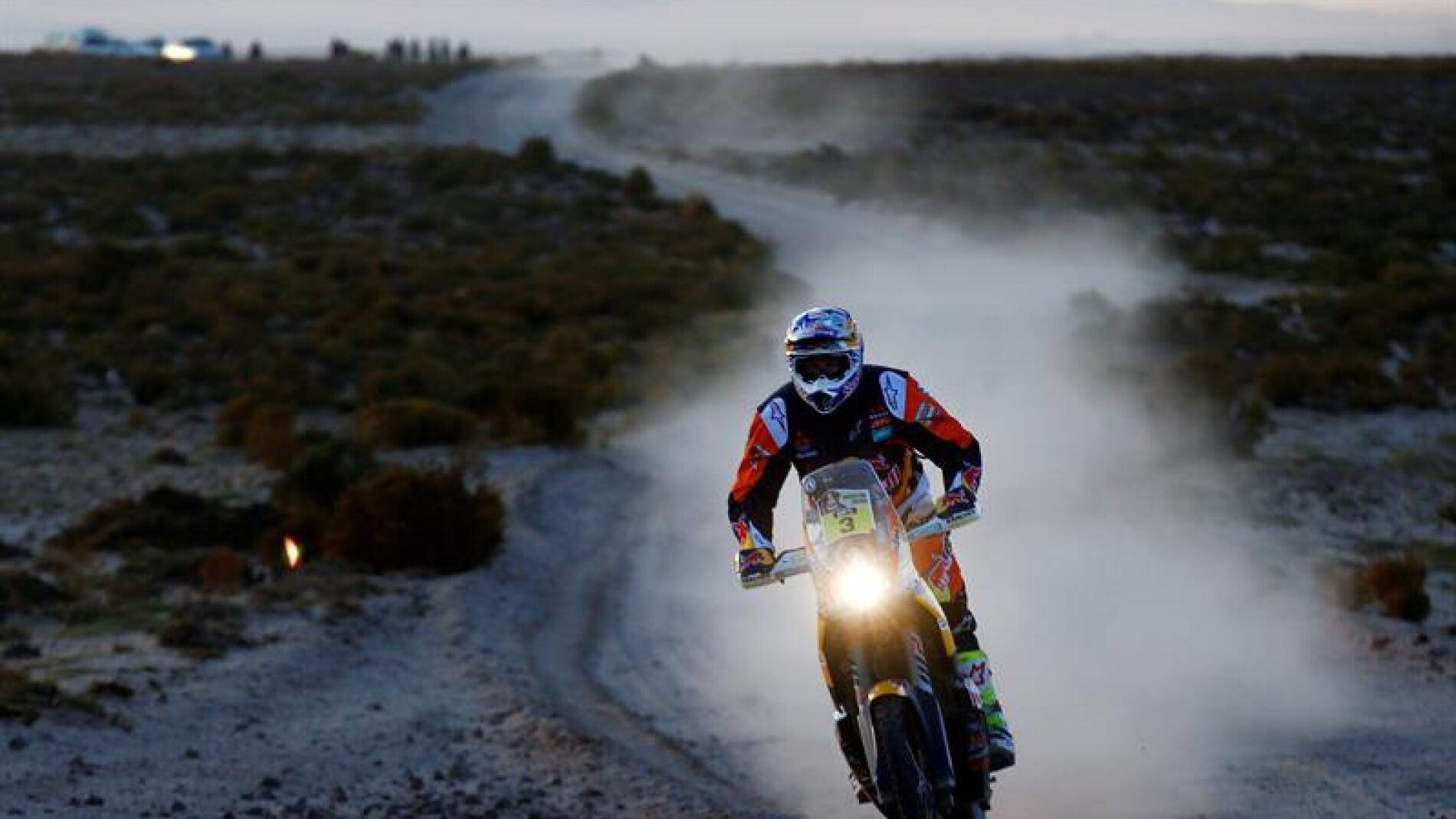 Toby Price en plena acci&oacute;n